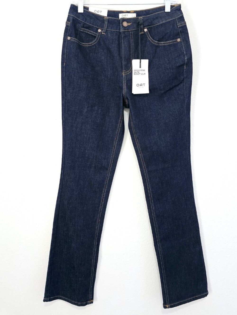 OAT New York Slim Bootcut Jeans 26 Dark Wash NWT